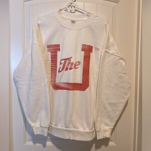 University of Utah crew sweatshirt. AL. Like new.